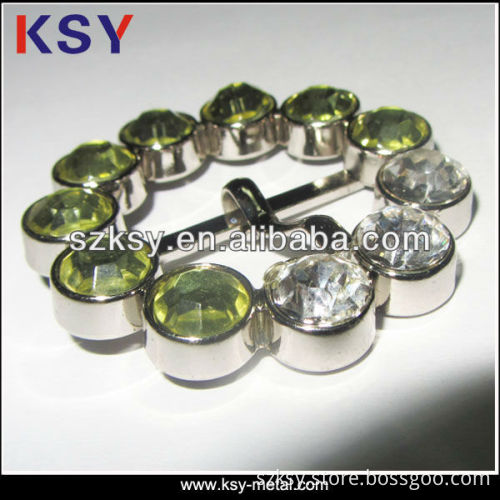 Nickel rhinestone shoe buckles/ladies shoes buckle/buckle shoes